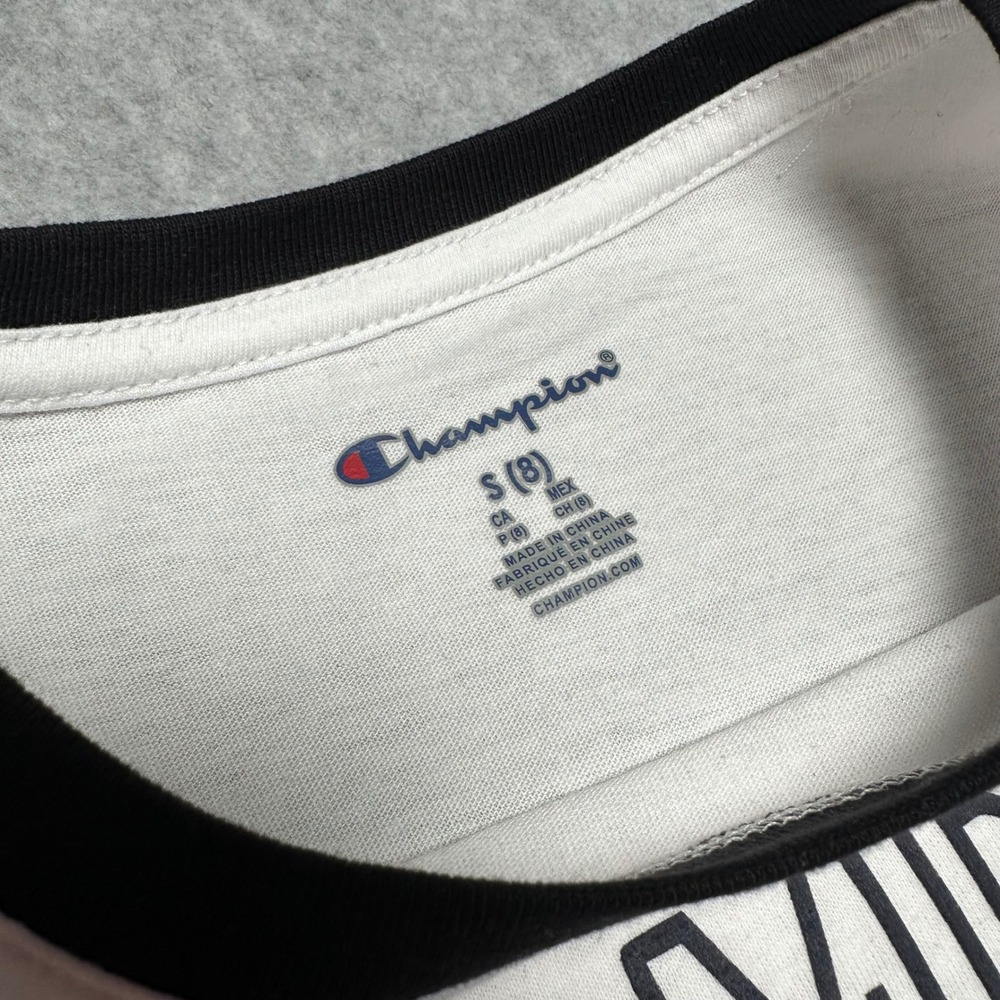 Champion Boys 2-Piece T-Shirt and Shorts Set Black White Red Size S 8 C915ST1026 - Picture 2 of 3